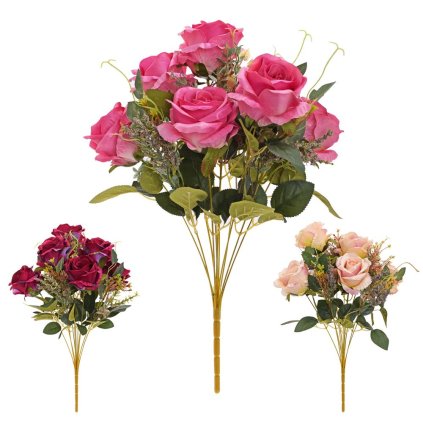 KYTICA RUŽA x11 50CM MIX 3F