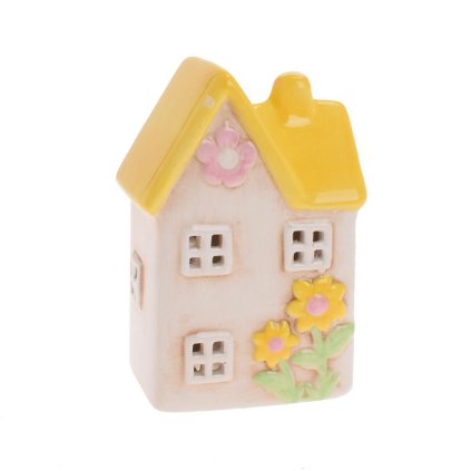 DOMČEK LED DOLOMIT 8x5,5x11,5CM ŽLTÝ