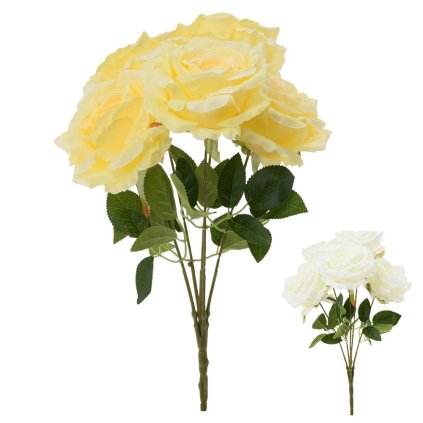 KYTICA RUŽA x5  MIX/2F 44CM