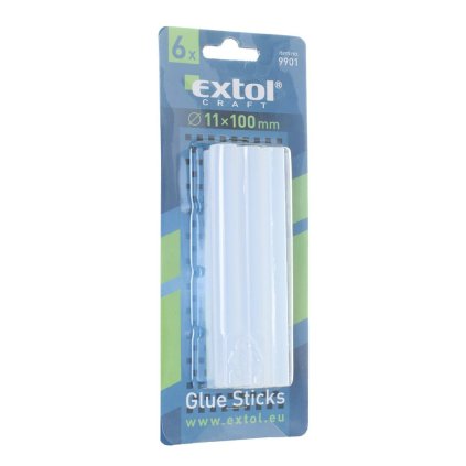 Tavné tyčinky 6ks,pr.11mm, dĺžka 100mm