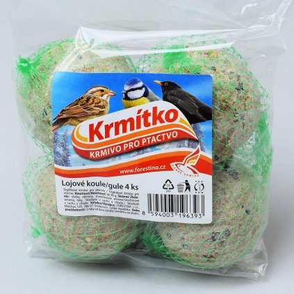Krmítko - Lojová guľa 4ks  /4x90g/ 18/ks