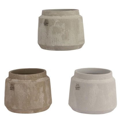 Kvetináč obal  terakota matt ass3 V14x18cm //889914
