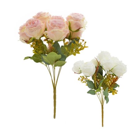 KYTICA RUŽA, ZELEŇ MIX/2F 37CM