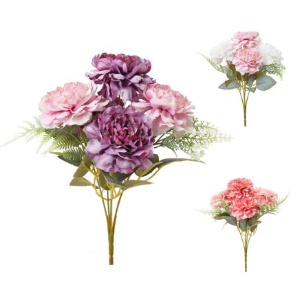 KYTICA PIVÓNIA, ZELEŇ x5 30CM MIX 3F