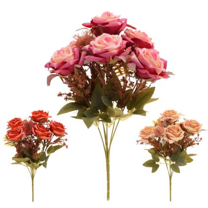 KYTICA RUŽA x7 38CM MIX 3F