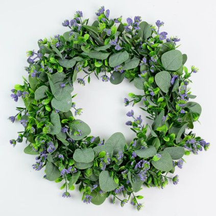 VENIEC EUKALYPTUS FIALOVÝ KVET 46CM