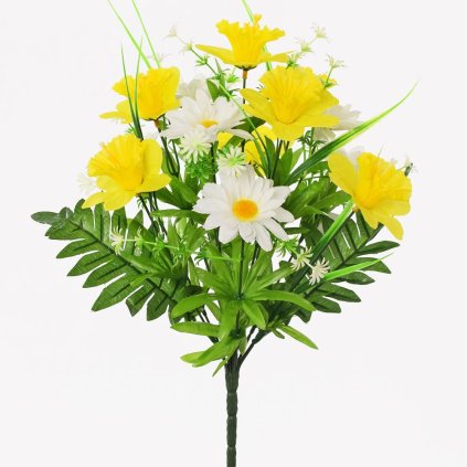 KYTICA JARNÁ NARCIS+MARGARÉTKY 34CM
