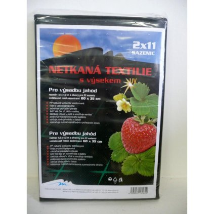 NETK.TEXT-VÝSEK jahody/1,6X4,2m/čierna