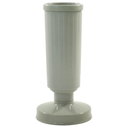 VÁZA SO ZÁŤAŽOU 30CM ŠEDÁ