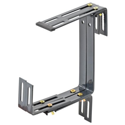 DRŽIAK NA HRANTÍKY BALCONERA  KOVOVÝ ANTRACIT set 2ks