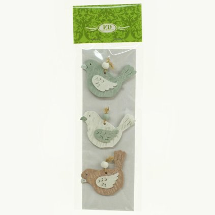 ZÁVES VTÁČIK VÝR.DREV. S/3