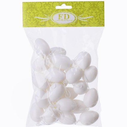 VAJÍČKA BIELE 4CM S/24