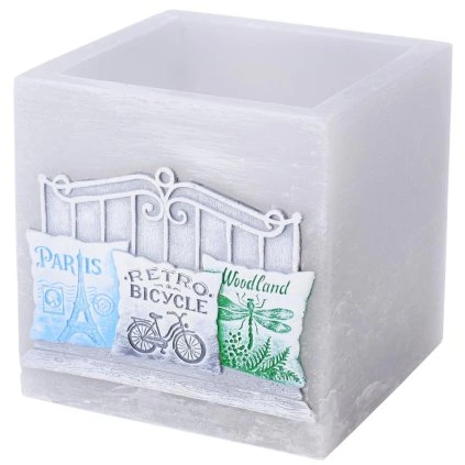 PILLOWS LAMP.KVÁD.SIVÝ