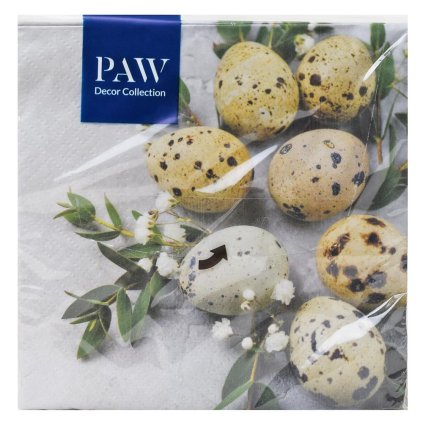 SDL120603 SERVÍTKY NATURAL EGGS 3vrs/33x33cm 20ks