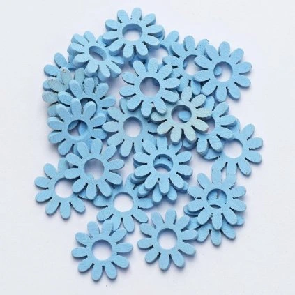 VÝREZ KVIETOK MODRÝ 2CM S/60 SUPER CENA!