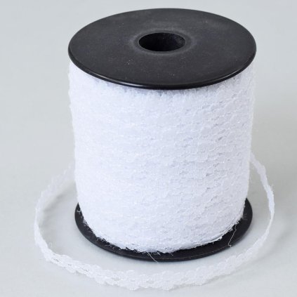 STUHA ČIPKA 9MMx100Y BIELA