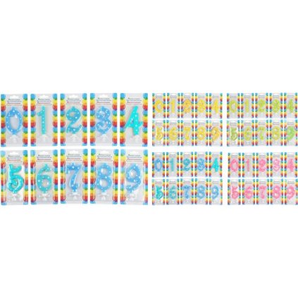 TORT.SVIEČKY ČÍSLA 0-9