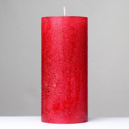 RUSTIC GLITER VAL.70x150 ČERVENÝ