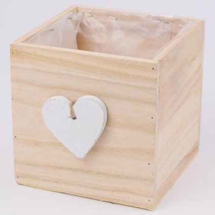 OBAL DREVO SRDCE 15x15 CM SUPER CENA!