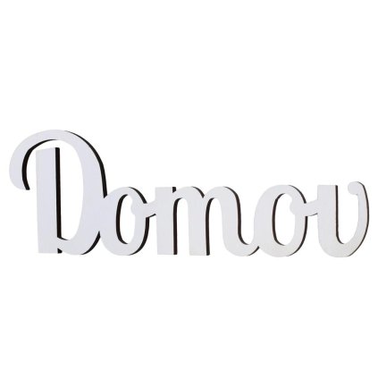 VÝREZ-DOMOV BIELA 20x7CM S/3