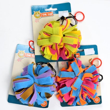 AKCIA! HRAČKA PRE MAČKY LOPTA MIX3