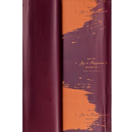 BAL.PAPIER S/20 ORANŽ.HNEDÁ 60x60CM