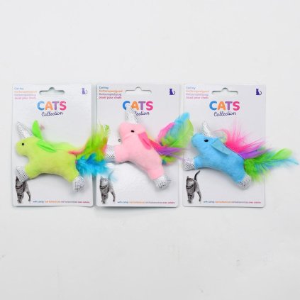 AKCIA! Hračka pre mačku JEDNOROŽEC 10cm