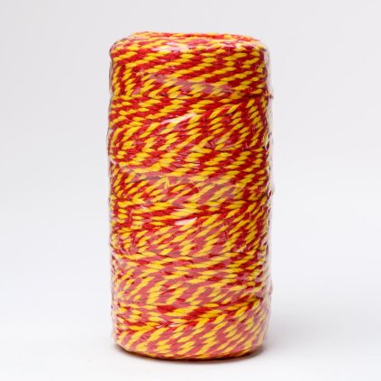 ŠNÚRKA FARBY  2MMX100M ČERVENÁ/ŽLTÁ