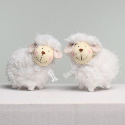 OVEČKA BIELA MIX2 7CM