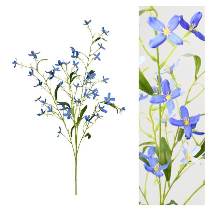 KS MINI KVIETKY MODRÉ 103CM