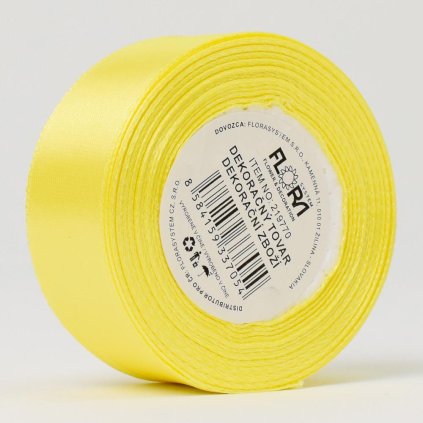 STUHA SATÉN BL.ŽLTÁ 25MM 15M