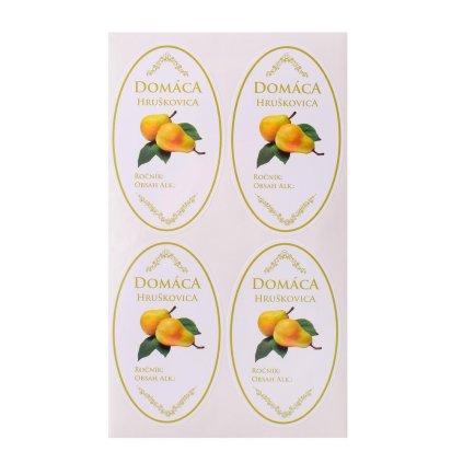 SAMOLEPKY hruškovica16ks/mix