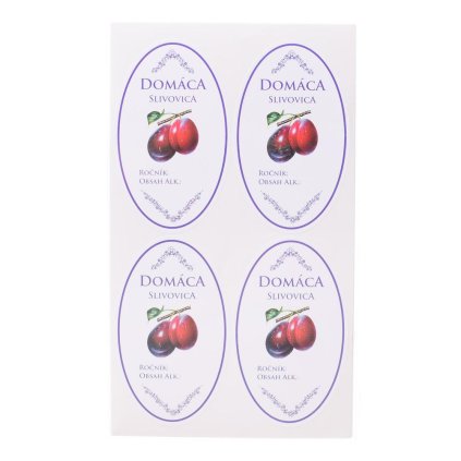 SAMOLEPKY slivovica16ks/mix zel.