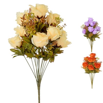 KYTICA RUŽA 3F 49cm