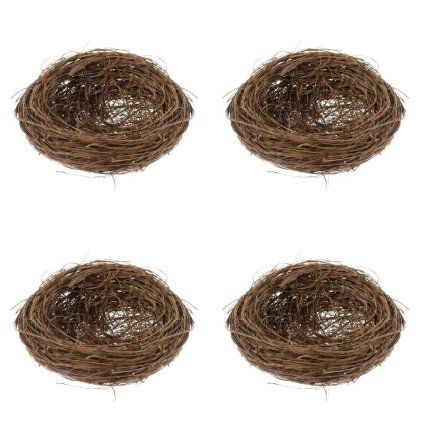 HNIEZDO HNEDÉ VÄČŠIE 9CM S/4