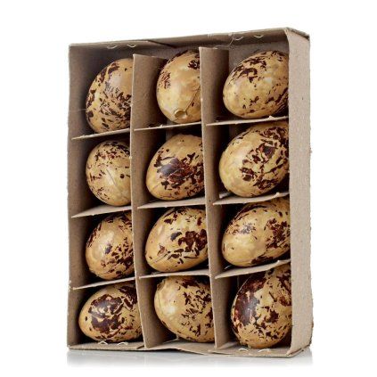 BOX PREPELIČIE VAJÍČKA 12,5*9,5*3CM S/12