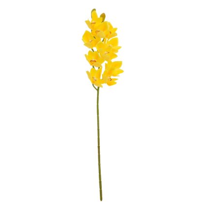 KUSOVKA ORCHIDEA CYMBIDIUM ŽLTÁ 74CM
