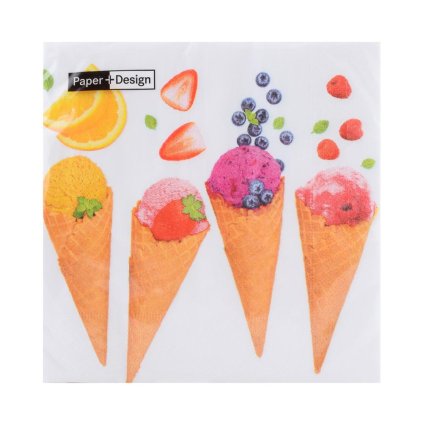 201857 SERVÍTKY ICECREAM DREAM 33x33cm