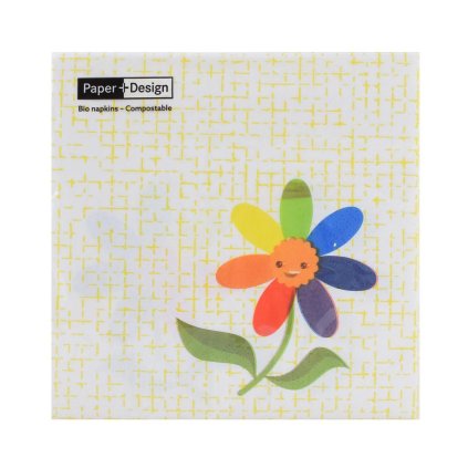 201861 SERVÍTKY SUNNY SUNFLOWER 33x33cm