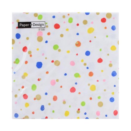 198283 SERVÍTKY BIRTHDAY CONFETTI 33x33cm