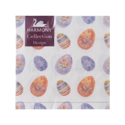 236S33-3 SERVÍTKY 33x33CM PASTEL EGGS