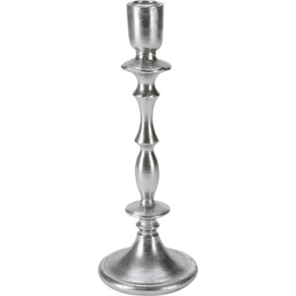 SVIETNIK 28CM STRIEBORNÝ