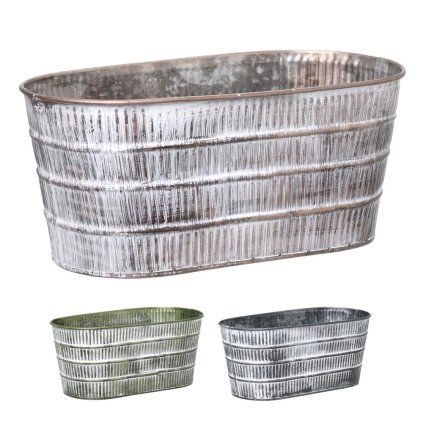 OBAL OVÁL KOV MIX 3F V:10x24x12,5CM SUPER CENA!