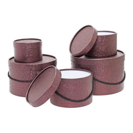 DARČEKOVÁ KRABIČKA HNEDÁ S/5 13x9 - 25x7CM