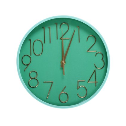 HODINY NÁSTENNÉ MDF 25CM MODRÉ