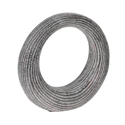 KRUH DEKOR POLYREZ L 39x9,5x38CM BIELA