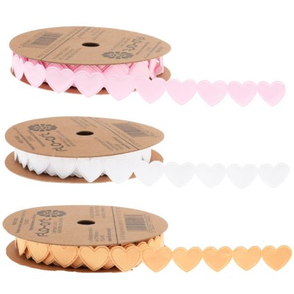 AKCIA! Stuha SRDCE 1,5cmx10y