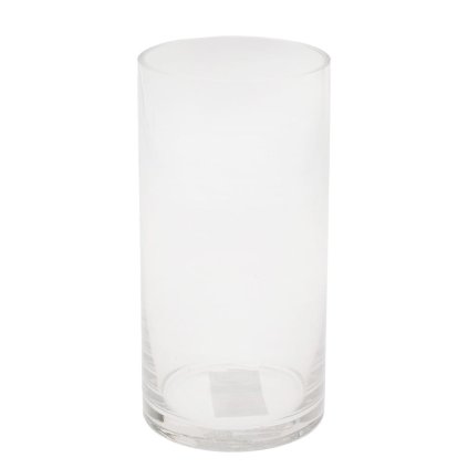 VÁZA VALEC SKLO D10H20