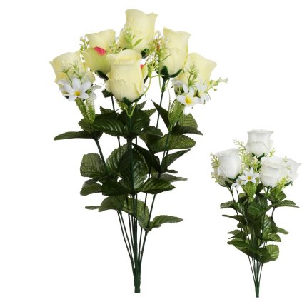 KYTICA RUŽA x9  MIX/2F 46CM