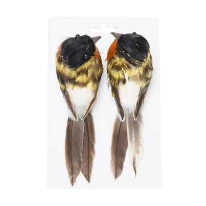 VTÁČIK NA KLIPE S/2 10*3*4CM MIX